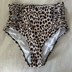 High waisted swimsuit bottoms